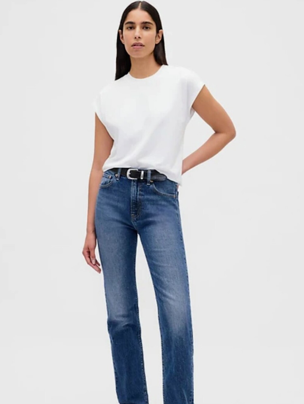 Gap  High Rise 90's Slim Straight. Denim.
